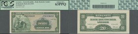 Deutschland - Bank Deutscher Länder + Bundesrepublik Deutschland: 20 DM 1949, Ro.260 in kassenfrischer Erhaltung, PCGS geprüft 63 Choice New PPQ ÷ 20 ...