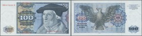 Deutschland - Bank Deutscher Länder + Bundesrepublik Deutschland: 100 Mark 1977 P. 34b in Erhaltung: UNC.