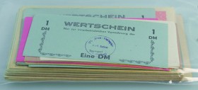 Deutschland - DDR: 1 Tüte mit LPG-Wertscheinen der DDR, ca. 56 Scheine, selten angeboten.
