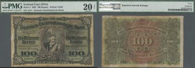 Deutschland - Kolonien: 100 Rupien 1905 P. 4, PMG graded: 20 VF NET.