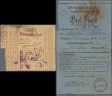 Deutschland - Konzentrations- und Kriegsgefangenenlager: Litzmannstadt Ghetto, Posten mit 13 Rationskarten, einer Zigarettenkarte, 2 Stück Milchkarten...