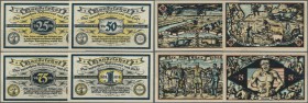 Deutschland - Notgeld - Niedersachsen: Hannover, Handelshof, 25, 50, 75 Pf., 1 Mark, 1.3.1922, zwei Scheine minimal stockig, Erh. I, II, total 4 Schei...