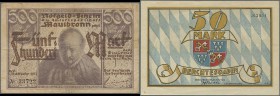Deutschland - Notgeld: Inflation 1922, Sammlung von 374 Scheinen in drei Alben entsprechend dem Katalog Müller 1922 und alphabetisch sortiert nach Aus...