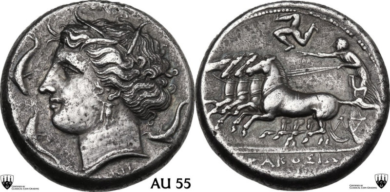 Sicily. Syracuse. Agathokles (317-289 BC). AR Tetradrachm. Struck circa 317-310 ...