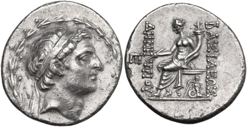 Greek Asia. Seleucid Kings. Demetrios I Soter (162-150 BC). AR Tetradrachm. Anti...