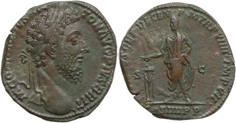 Commodus (177-192). AE Sestertius. Struck AD 184-185. Obv. M COMMODVS ANTON AVG ...