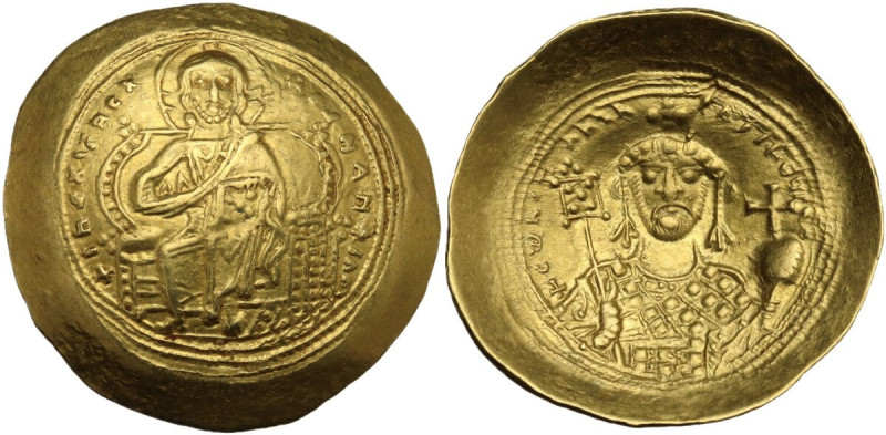 Constantine IX Monomachus (1042-1055 AD). AV Histamenon Nomisma, Constantinople ...