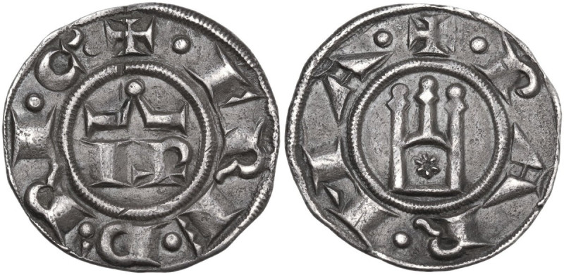 Parma. Repubblica a nome di Ottone IV (1208-1209). Grosso. D/ Le lettere I P (Im...