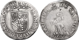 Pesaro. Francesco Maria II della Rovere (1574-1624). Paolo. D/ Stemma semiovale Della Rovere sormontato da corona a sette punte. R/ San Francesco genu...