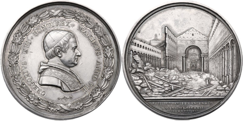 Gregorio XVI (1831-1846), Bartolomeo Alberto Cappellari. Medaglia A. VII per la ...