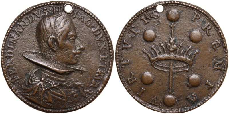 Ferdinando II de' Medici (1621-1670). Medaglia s.d. D/ FERDINANDVS II MAG DVX ET...