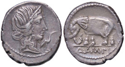 ROMANE REPUBBLICANE - CAECILIA - Q. Caecilius Metellus Pius Imperator (81 a.C.) - Denario B. 43; Cr. 374/1 (AG g. 3,87)
BB+/qSPL