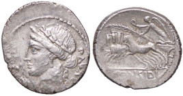 ROMANE REPUBBLICANE - CONSIDIA - C. Considius Paetus (46 a.C.) - Denario B. 7; Cr. 465/4 (AG g. 4,07)
BB+/qSPL