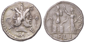 ROMANE REPUBBLICANE - FURIA - M. Furius L. f. Philus (119 a.C.) - Denario B. 18; Cr. 281/1 (AG g. 3,63)
BB+