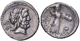 ROMANE REPUBBLICANE - PROCILIA - L. Procilius (80 a.C.) - Denario B. 1; Cr. 379/1 (AG g. 3,69) Ex asta ArtCoins 2 del 2010, lotto 136
qSPL