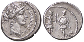 ROMANE REPUBBLICANE - SERVILIA - C. Servelius C. f. (57 a.C.) - Denario B. 15; Cr. 423/1 (AG g. 3,84)
SPL/SPL+