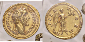 ROMANE IMPERIALI - Antonino Pio (138-161) - Aureo C. 429 (45 Fr.); RIC 109a (AU g. 7,05) Sigillata Valerio Chiesa
SPL
