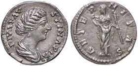 ROMANE IMPERIALI - Faustina II (moglie di M. Aurelio) - Denario C. 2 (AG g. 3,48)
SPL+