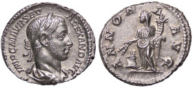 ROMANE IMPERIALI - Alessandro Severo (222-235) - Denario C. 23; RIC 133 (AG g. 3,26)
qFDC