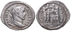 ROMANE IMPERIALI - Galerio Massimiano (305-311) - Argenteo RIC 29b (AG g. 2,83)
BB+