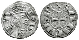 Kingdom of Castille and Leon. Sancho III (1157-1158). Dinero. Toledo. (Bautista-259). (Imperatrix-S3:1.6). Anv.: ToL◦ - ETA. Rev.: ◦ SANCIVS REX. Ve. ...
