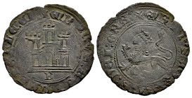 Kingdom of Castille and Leon. Henry IV (1399-1413). 1 maravedi. Burgos. (Bautista-958.2). Ve. 2,28 g. B below castle. Choice VF. Est...45,00. 

Span...