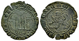 Kingdom of Castille and Leon. Henry IV (1399-1413). Blanca. Segovia. (Bautista-1069). Ve. 0,88 g. Choice VF. Est...50,00. 

Spanish description: Rei...