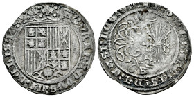 Catholic Kings (1474-1504). 1 real. Burgos. (Cal-297). Ag. 3,31 g. Eagle's head. Ex Cayón 16/05/2012, lot 421. VF. Est...120,00. 

Spanish descripti...