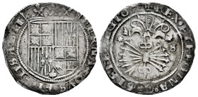 Catholic Kings (1474-1504). 1 real. Sevilla. (Cal-415). Ag. 2,86 g. S and star. VF/Almost VF. Est...70,00. 

Spanish description: Fernando e Isabel ...