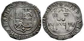 Charles-Joanna (1504-1555). 2 reales. Mexico. M-L. (Cal-101). Anv.: CAROLVS : ET : IOHANA REGS. Rev.: + HISPANIARVM ◦ ET ◦ INDIARVM ◦. Ag. 6,87 g. Del...