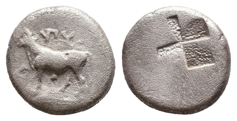 Byzantion AR Drachm, c. 387/6-340 BC
Reference:
Condition: Very Fine

Weight...