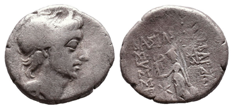 Kings of Cappadocia. Ariarathes VI (130-116 BC). AR Drachm 
Reference:
Conditi...