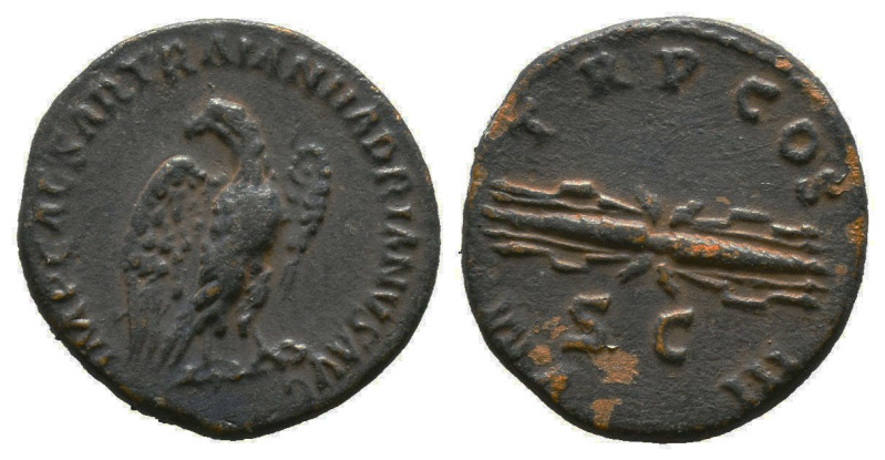 Roman Imperial Coins, Hadrian. A.D. 117-138. AE
Reference:
Condition: Very Fin...