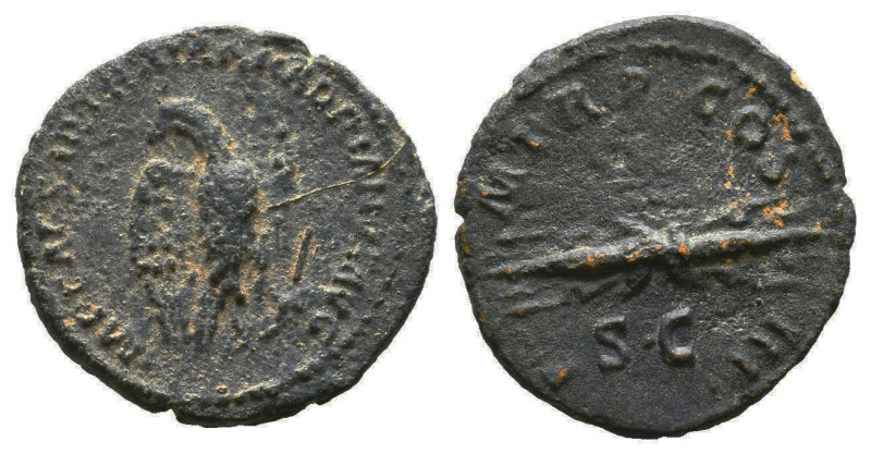 Roman Imperial Coins, Hadrian. A.D. 117-138. AE
Reference:
Condition: Very Fin...