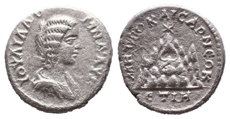 Roman Imperial Coins, Julia Domna . Augusta, A.D. 193-217. AR Drachm
Reference:...