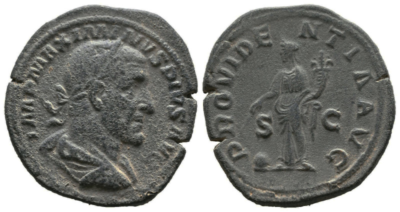 Roman Imperial Coins, Maximinus (235-238 AD). AE Sestertius 
Reference:
Condit...