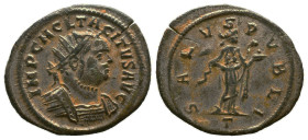 Roman Imperial Coins, Tacitus. A.D. 275-276. AE antoninianus
Reference:
Condition: Very Fine

Weight: 3.10gr
Diameter: 22.65mm