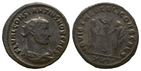 Roman Imperial Coins, Constantius I. As Caesar, A.D. 293-305. Æ antoninianus
Reference:
Condition: Very Fine

Weight: 3.23gr
Diameter: 21.79mm