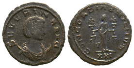 Roman Imperial Coins, Severina. Augusta, A.D. 270-275. AE antoninianus
Reference:
Condition: Very Fine

Weight: 3.62gr
Diameter: 22.00mm