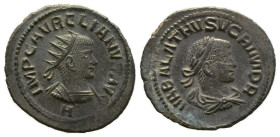 Roman Imperial Coins, Vabalathus. Usurper, A.D. 268-272. Æ antoninianus
Reference:
Condition: Very Fine

Weight: 3.61gr
Diameter: 21.76mm