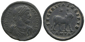 Roman Imperial Coins, Julianus II AD 360-363. Rome . Double Maiorina Æ
Reference:
Condition: Very Fine

Weight: 7.25gr
Diameter: 27.50mm