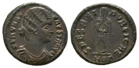 Roman Imperial Coins, Fausta. Augusta, A.D. 324-326. Æ follis 
Reference:
Condition: Very Fine

Weight: 3.39gr
Diameter: 19.30mm