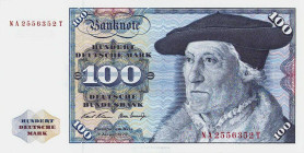 Bundesrepublik Deutschland
Deutsche Bundesbank 1960-1999 100 DM 2.1.1960. Ro. 273 a Grab. BRD-17 a I-