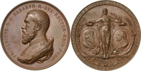 Akademien, Schulen, Universitäten
 Bronzemedaille 1886 (H. Götz/K. Schwenzer) 500 Jahre Universität Heidelberg. Uniformiertes Brustbild Friedrich I.,...