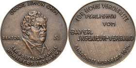 Akademien, Schulen, Universitäten
 Bronzegussmedaille o.J. Prämienmedaille des Bayerischen Ingenieur-Verbands. Brustbild des ersten Rektors der Polyt...