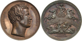 Astronomie
 Bronzemedaille 1828 (H.F. Brandt) Alexander von Humboldt - Widmung der Hörer seiner öffentlichen Vorträge über physische Geographie. Kopf...