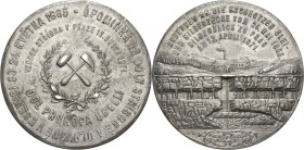 Ausbeute, Bergbau, Hüttenwesen
 Bleimedaille 1871. Kscheutzer Blei- und Silberzeche vom 24. Mai 1865 und Silberblick zu Prag am 18. April 1871. Gekre...