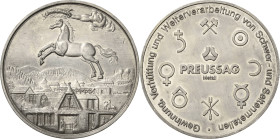 Ausbeute, Bergbau, Hüttenwesen
 Große Zinnmedaille 1976 (K. Müseler) Werbemedaille der Preussag. Replik einer braunschweigisch-lüneburgischen Bergbau...