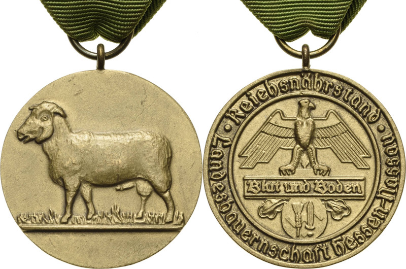 Drittes Reich
 Bronzemedaille o.J. Ehrenzeichen für züchterische Leistungen in ...