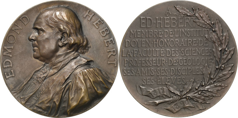 Geowissenschaften
 Bronzemedaille 1890 (P. Tasset) Auf den französischen Geolog...